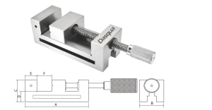 Precision Toolmakers Vice-Screw Guide Type DASQUA