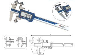 DASQUA Digital Apothem Centerline Caliper